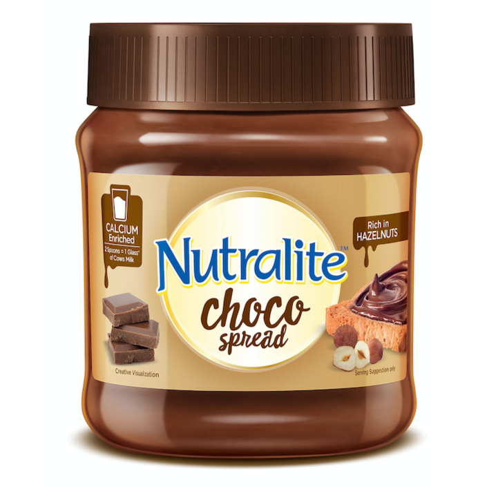Nutralite Choco Spread 275 G|Enriched With Milk Calcium|Premium Chocolate&Real Hazelnuts|Tasty&Healthy Chocolate Spread|Guilt-Free Snacks|For Tasty&Healthy Breakfast|Used As A Dip&Spread