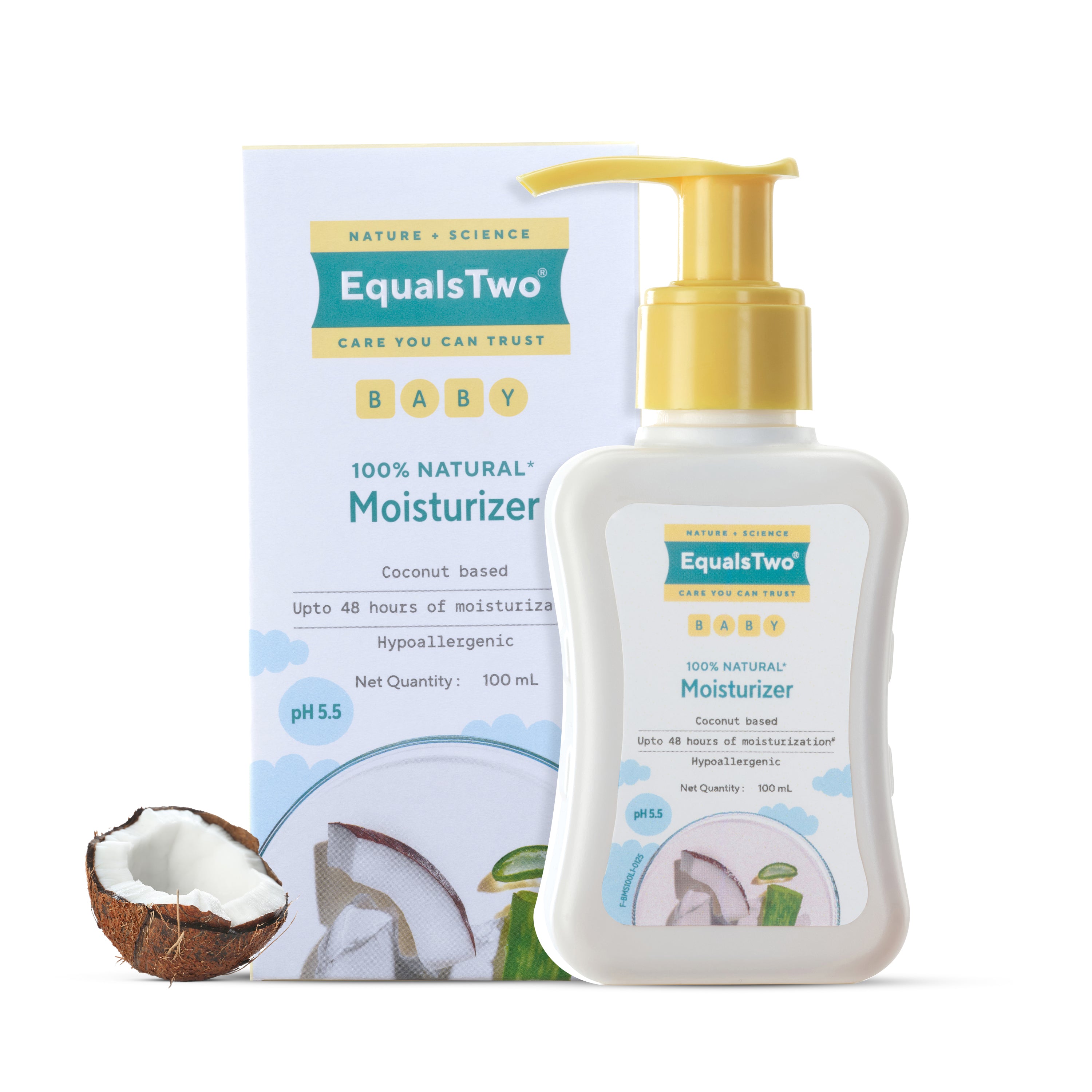 EqualsTwo Baby Moisturizer  (100 ml, Carton)