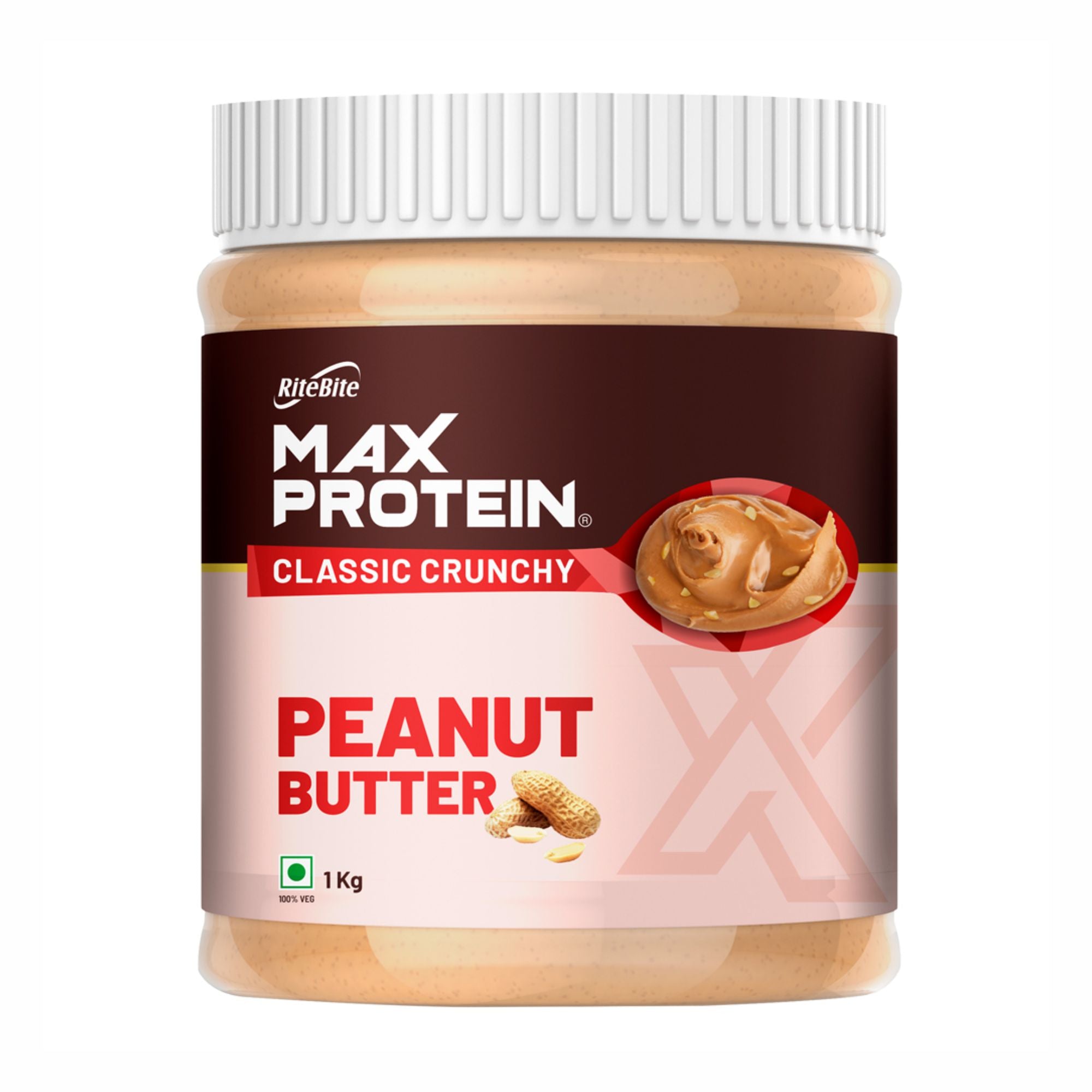 Max Protein Classic Crunchy Peanut Spread (1 kg)
