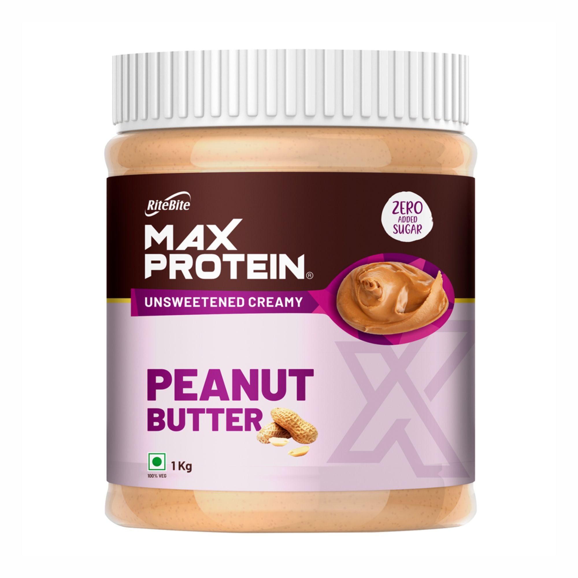 Max Protein Unsweetened Creamy Peanut Spread (1 kg)