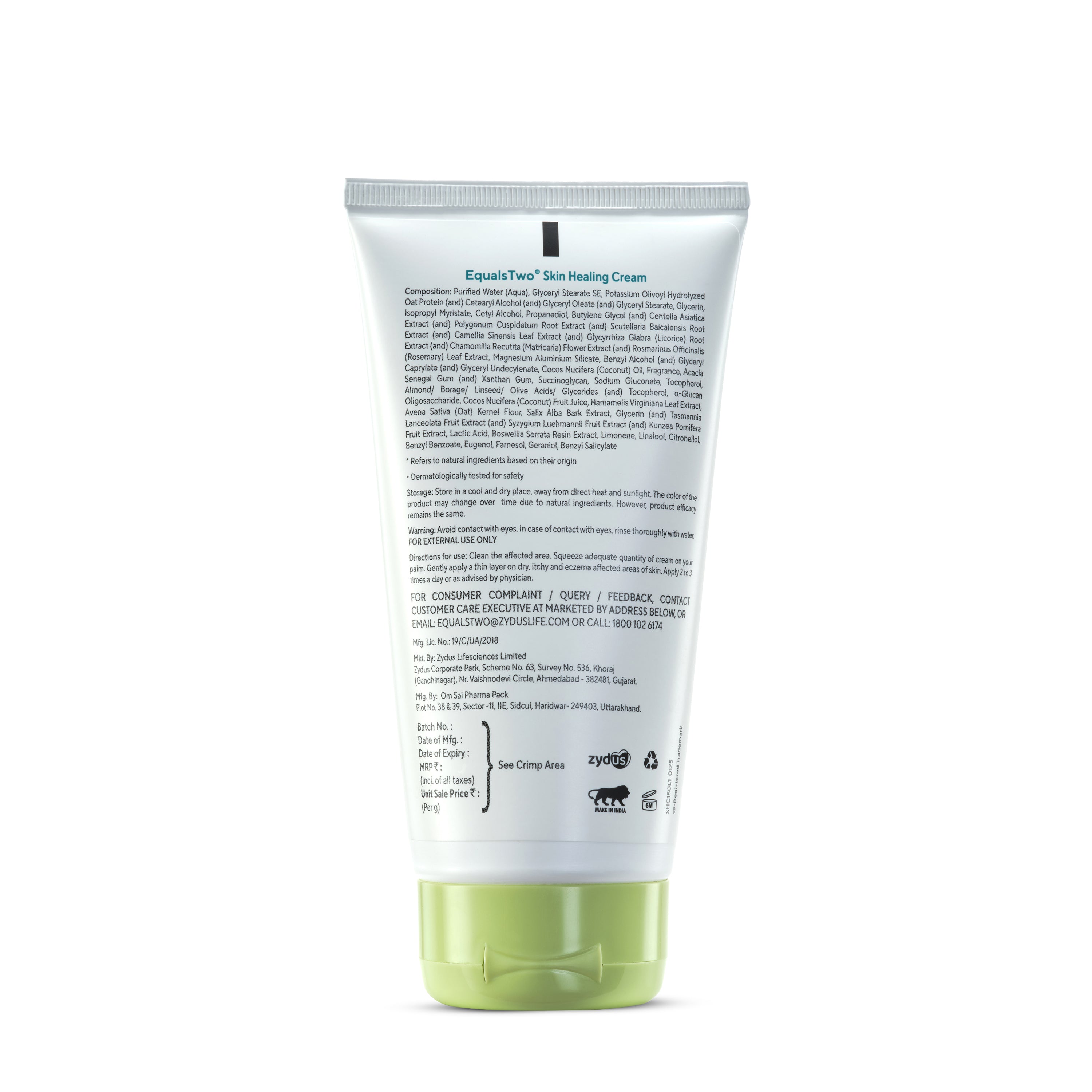 EqualsTwo Skin Healing Cream (150 gm, Carton)