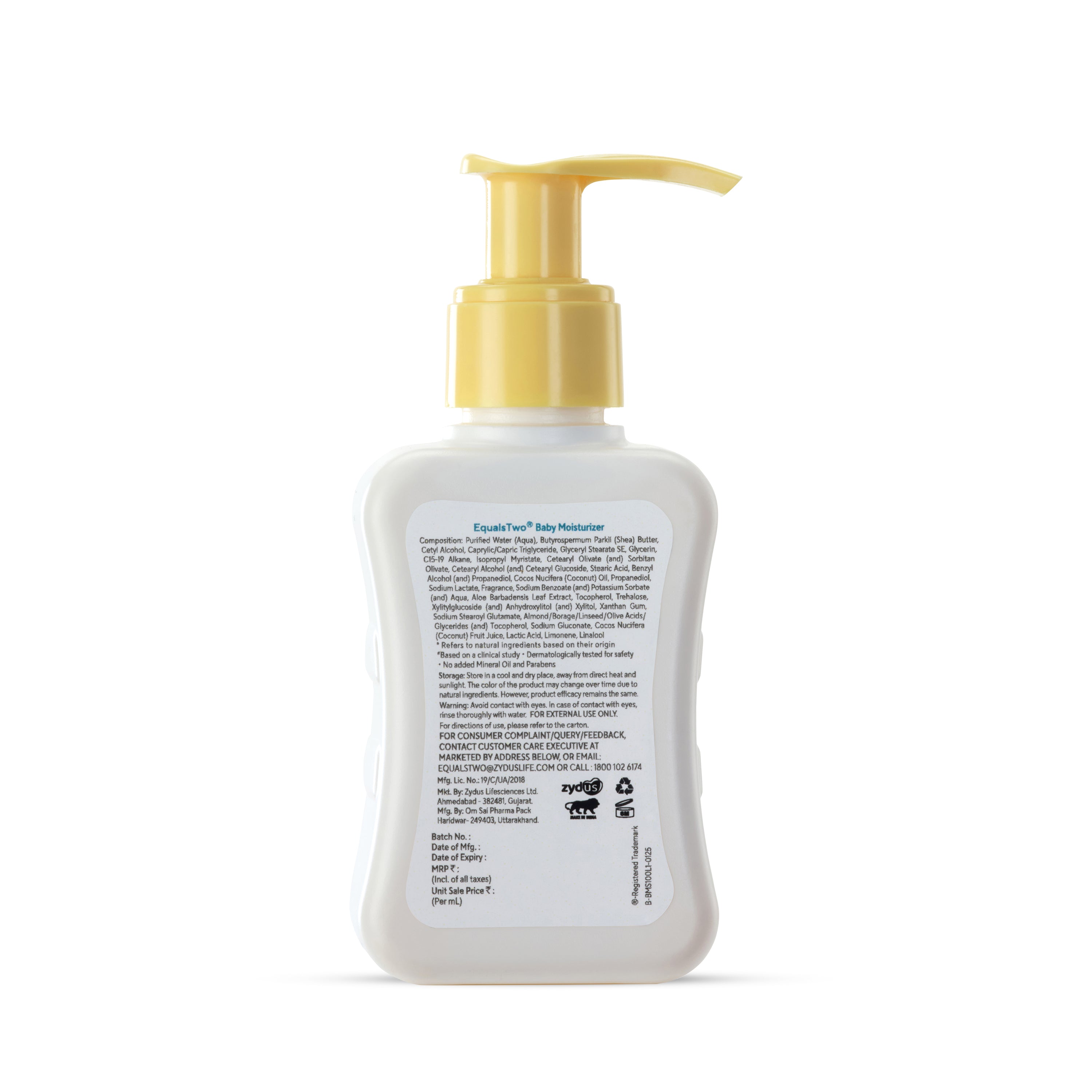 EqualsTwo Baby Moisturizer  (100 ml, Carton)