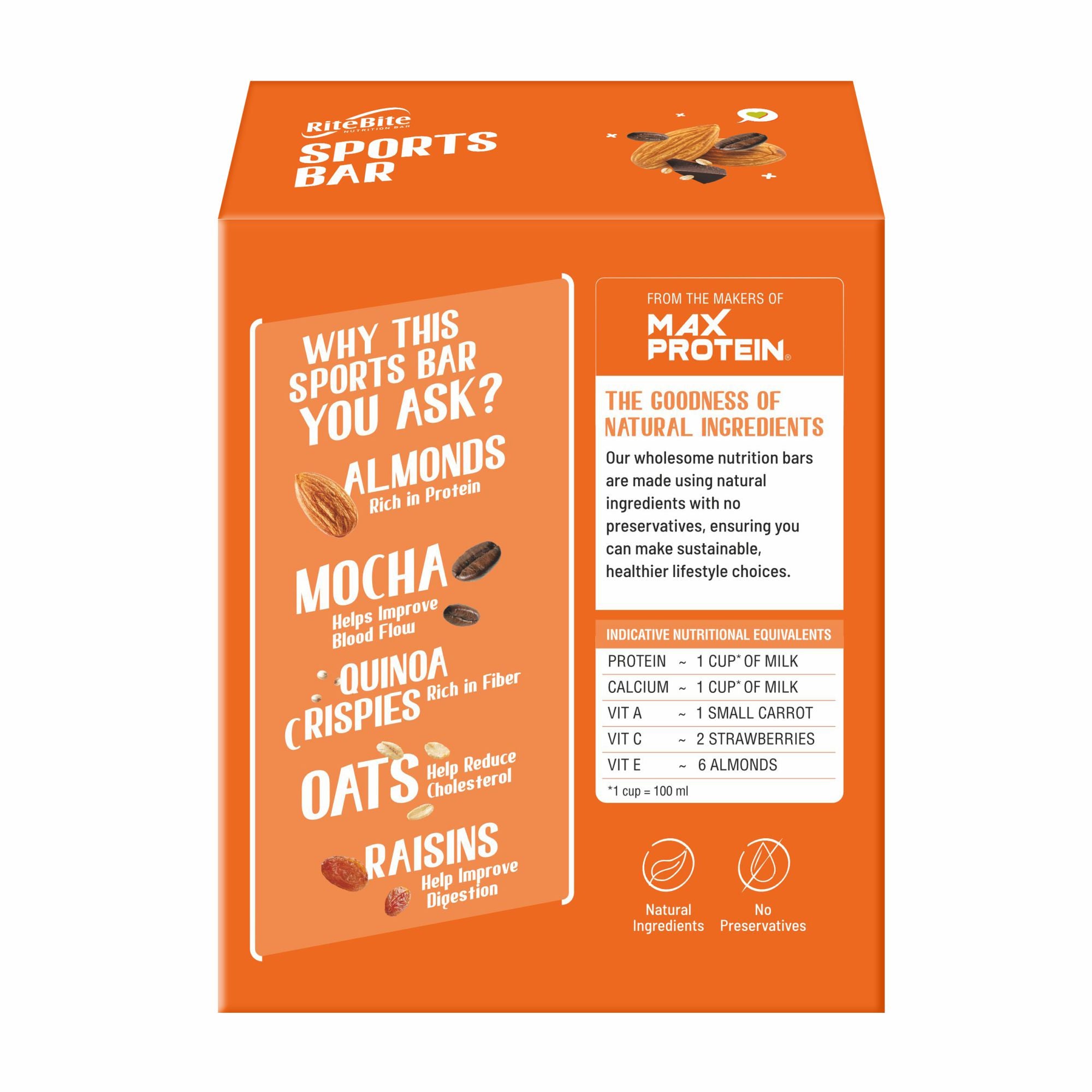 RiteBite Sports Bar (Pack of 12)