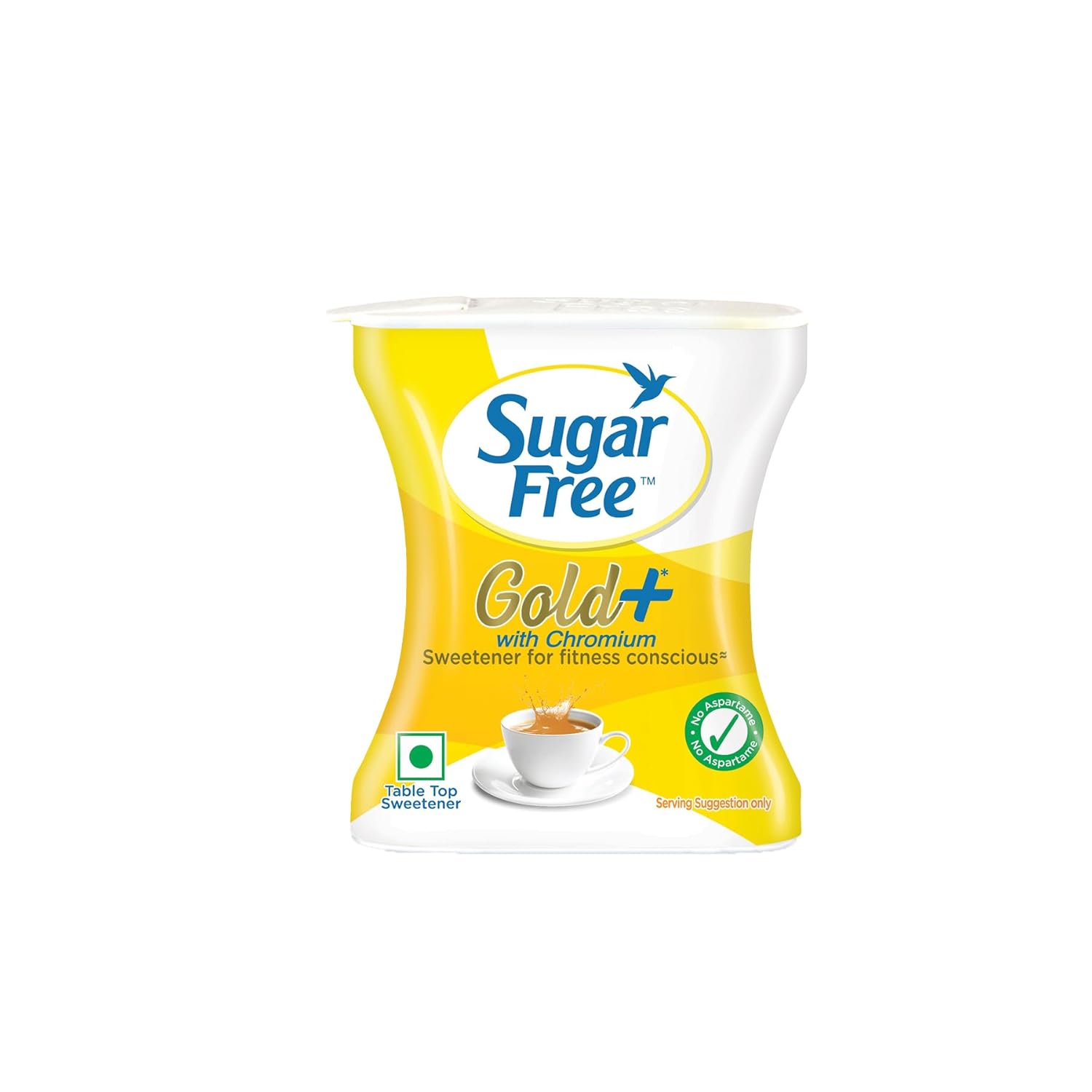 Sugar Free Gold+, 300 Pellets| India s No.1 Sweetner| Sweet like Sugar with Low Calories| Scientifically Proven & Tested 30g